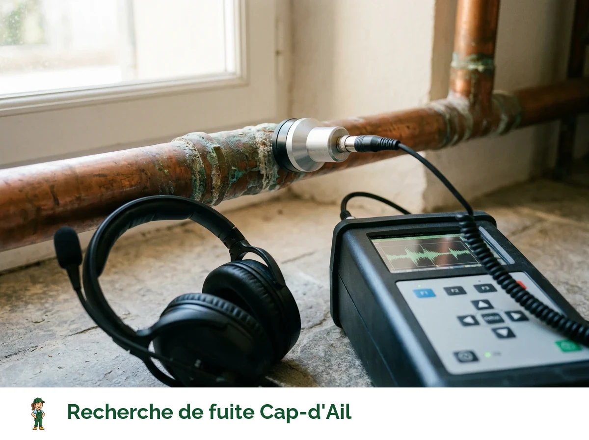 Recherche de fuite à Cap-d'Ail
