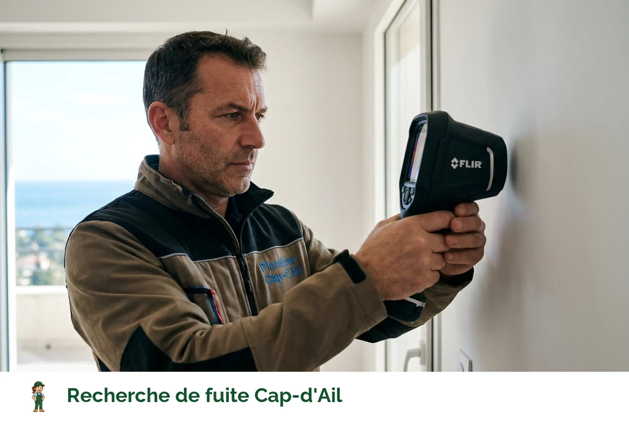 Recherche de fuite à Cap-d'Ail