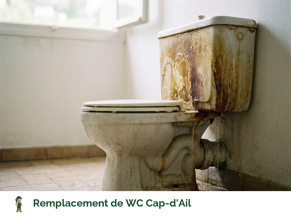 Remplacement de WC à Cap-d'Ail